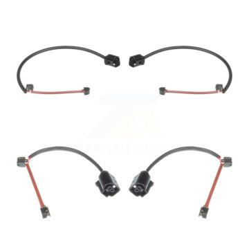 Front Rear Brake Pads Wear Sensor (4 Pack) For Audi Q7 Porsche Cayenne KSE-100486
