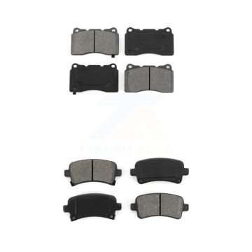 Front Rear Semi-Metallic Brake Pads Kit For Buick Regal Cadillac XTS Saab 9-5 KSM-100007