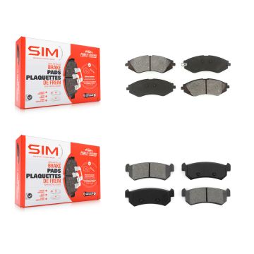 Front Rear Semi-Metallic Brake Pads Kit For Chevrolet Optra Suzuki Forenza Reno KSM-100021