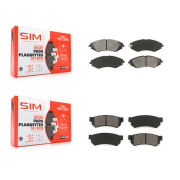Front Rear Semi-Metallic Brake Pads Kit For Chevrolet Optra Suzuki Forenza Reno KSM-100022
