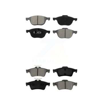 Front Rear Semi-Metallic Brake Pad Kit For Ford Mazda 3 Escape Focus 5 EcoSport Volvo S40 KSM-100023