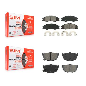 Front Rear Semi-Metallic Brake Pads Kit For Kia Spectra Spectra5 KSM-100040