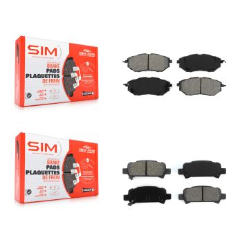 Front Rear Semi-Metallic Brake Pads Kit For Subaru Legacy KSM-100045