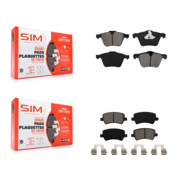Front Rear Semi-Metallic Brake Pads Kit For Volvo XC70 S60 V60 S80 Cross Country V70 KSM-100110