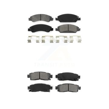 Front Rear Semi-Metallic Brake Pads Kit For Cadillac XTS KSM-100137