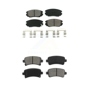 Front Rear Semi-Metallic Brake Pads Kit For Chevrolet Buick Malibu Impala LaCrosse Regal KSM-100164