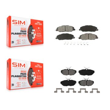 Front Rear Semi-Metallic Brake Pads Kit For Ford Mustang KSM-100175