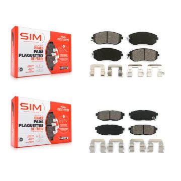 Front Rear Semi-Metallic Brake Pads Kit For Subaru BRZ Scion FR-S Toyota 86 KSM-100187