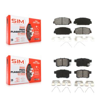 Front Rear Semi-Metallic Brake Pads Kit For Honda Accord KSM-100213