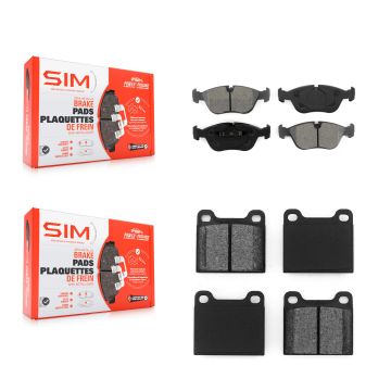Front Rear Semi-Metallic Brake Pads Kit For Volvo C70 V70 KSM-100274
