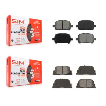 Front Rear Semi-Metallic Brake Pads Kit For Toyota Camry Lexus ES300 KSM-100309