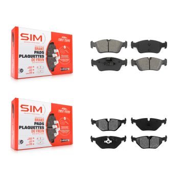 Front Rear Semi-Metallic Brake Pads Kit For BMW Z3 325i 328i 325is 318is 320i 318i KSM-100322