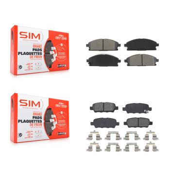 Front Rear Semi-Metallic Brake Pads Kit For Nissan X-Trail Quest KSM-100375