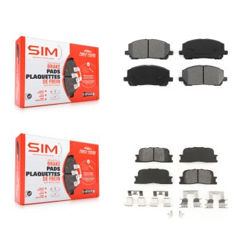 Front Rear Semi-Metallic Brake Pads Kit For 2001-2003 Toyota Highlander KSM-100390