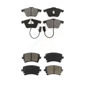 Front Rear Semi-Metallic Brake Pads Kit For Audi RS6 KSM-100410