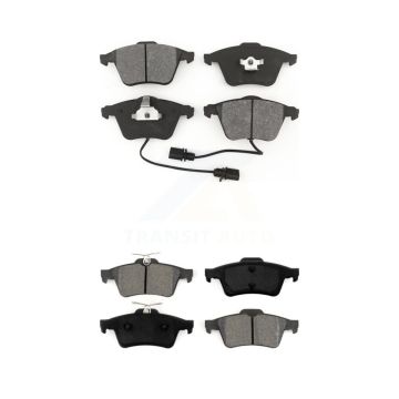 Front Rear Semi-Metallic Brake Pads Kit For Mazda 3 Volvo S40 V50 C70 KSM-100413