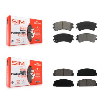 Front Rear Semi-Metallic Brake Pads Kit For 2003-2005 Mazda 6 KSM-100439