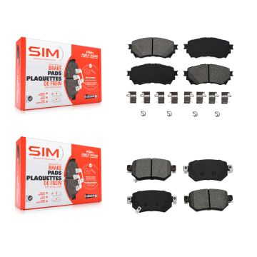 Front Rear Semi-Metallic Brake Pads Kit For Mazda 6 KSM-100479