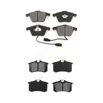 Front Rear Semi-Metallic Brake Pads Kit For Audi A6 Quattro KSM-100560