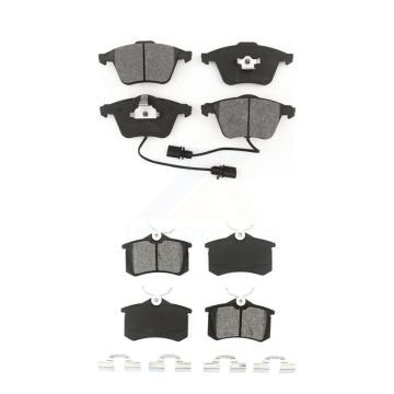 Front Rear Semi-Metallic Brake Pads Kit For Audi A6 Quattro KSM-100561
