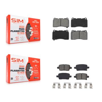 Front Rear Semi-Metallic Brake Pads Kit For Buick Regal Sportback TourX KSM-100578