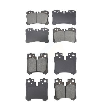Front Rear Semi-Metallic Brake Pads Kit For Lexus LS460 LS500 LS600h Toyota Mirai LS500h KSM-100579