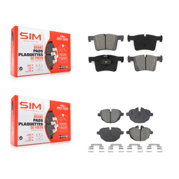 Front Rear Semi-Metallic Brake Pads Kit For BMW X3 X4 KSM-100636