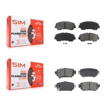 Front Rear Semi-Metallic Brake Pads Kit For Nissan Rogue Sport Qashqai KSM-100648