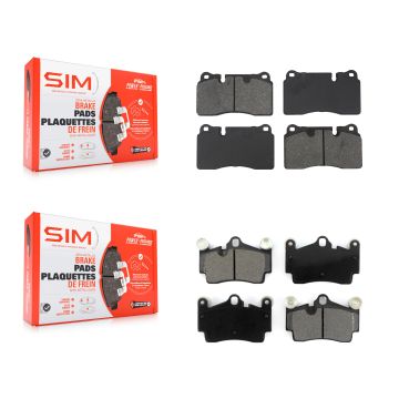 Front Rear Semi-Metallic Brake Pads Kit For Volkswagen Touareg KSM-100682
