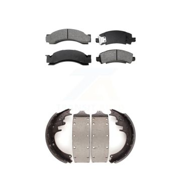 Front Rear Semi-Metallic Brake Pads Drum Shoe Kit For GMC Chevrolet G3500 C30 R3500 V3500 KSN-100041