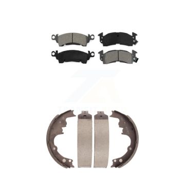Front Rear Semi-Metallic Brake Pads And Drum Shoes Kit For Chevrolet Astro GMC Safari KSN-100116