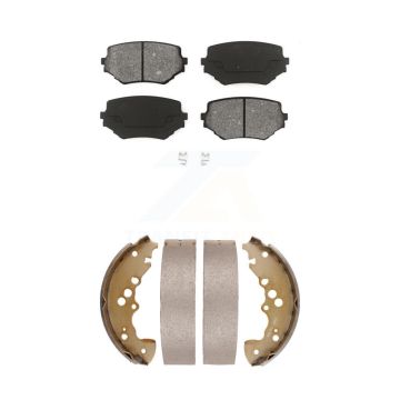 Front Rear Semi-Metallic Brake Pads And Drum Shoes Kit For Suzuki XL-7 Grand Vitara KSN-100165