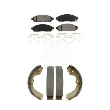 Front Rear Semi-Metallic Brake Pads Drum Shoe Kit For Nissan NV200 Chevrolet City Express KSN-100272