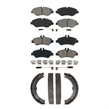 Front Rear Semi-Metallic Brake Pads And Parking Shoes Kit For Sprinter 2500 Mercedes-Benz KSN-100836