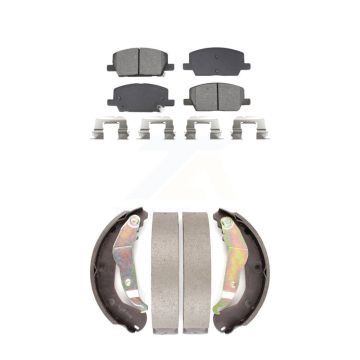 Front Rear Semi-Metallic Brake Pads And Drum Shoes Kit For Chevrolet Trax KSN-100910