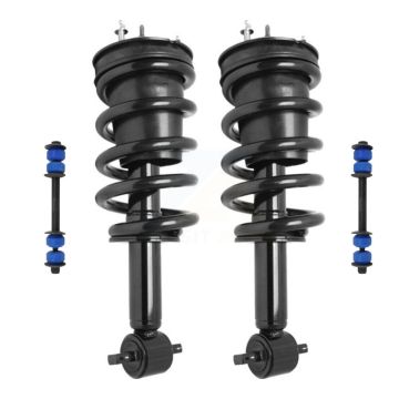 Front Shock Assembly TOR Link Kit For GMC Sierra 1500 Chevrolet Silverado LD Limited RWD KSS-100525