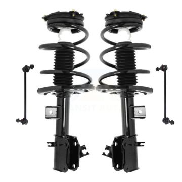 Front Shock Assembly & TOR Link Kit For 2013-2018 Nissan Altima Excludes Coupe V6 Engine KSS-100611