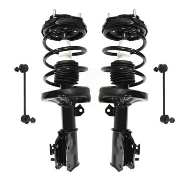 Front Complete Shock Assembly & TOR Link Kit For 2000 Mazda Protege Production from 10 00 KSS-100757