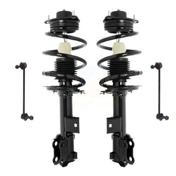 Front Complete Shock Assembly And TOR Link Kit For Hyundai Sonata Kia Optima KSS-100776