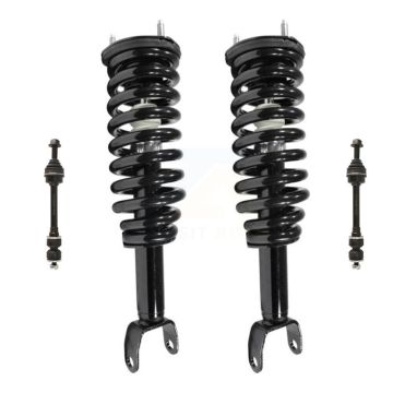 Front Complete Shock Assembly And TQ Link Kit For Dodge Dakota Mitsubishi Raider 4WD KSS-100817