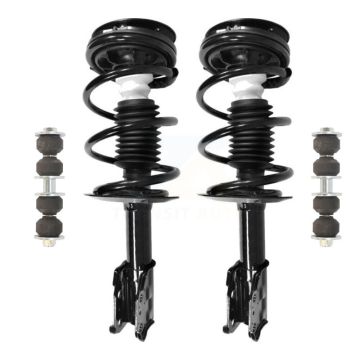 Front Shock Assembly & TQ Link Kit For Pontiac Grand Am Chevrolet Malibu Oldsmobile Alero KSS-100818