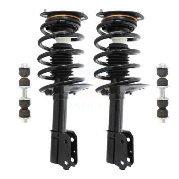 Front Complete Shock Assembly And TQ Link Kit For Buick Rendezvous Pontiac Aztek KSS-100833