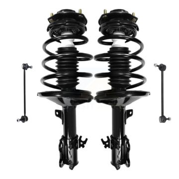 Front Complete Shock Assembly And TQ Link Kit For Toyota Camry Solara Excludes V6 Engine KSS-100860