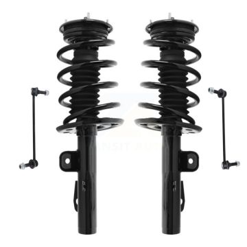 Front Shock Assembly TQ Link Kit For 2010-2012 Ford Taurus Excludes Turbo Charged Models KSS-100877