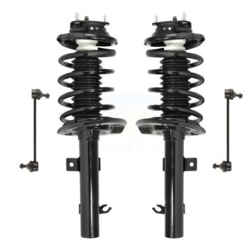 Front Shock Assembly And TQ Link Kit For Ford Focus Excludes ST Models Sport Suspension KSS-100919