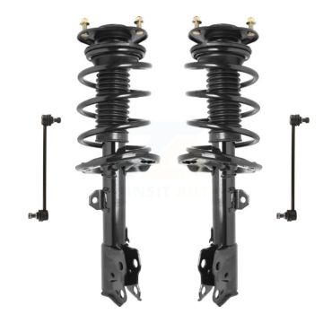 Front Complete Shock Assembly & TQ Link Kit For Toyota Corolla Excludes Sport Suspension KSS-100963