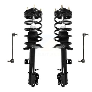 Front Complete Shock Assembly And TQ Link Kit For 2001-2004 Ford Escape Mazda Tribute KSS-100970