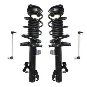 Front Complete Shock Assembly And TQ Link Kit For Mazda 3 Excludes MazdaSpeed Model KSS-100983
