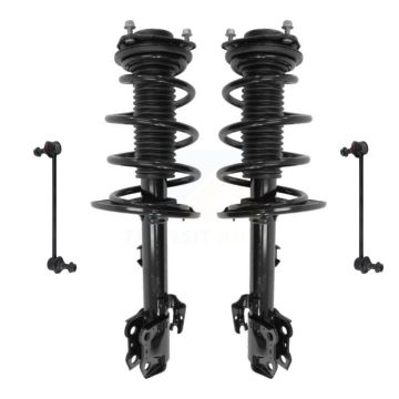 Front Shock Assembly & TOR Link Kit For 14-19 Toyota Highlander Excludes Sport Suspension KSS-101114