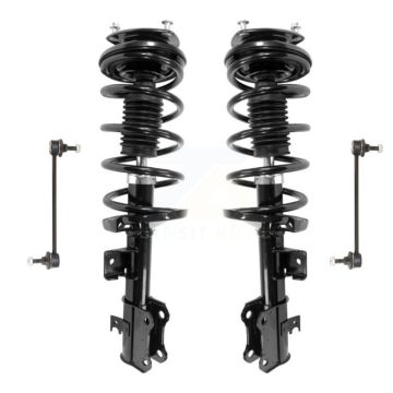 Front Complete Shock Assembly And TQ Link Kit For 2010-2013 Ford Transit Connect KSS-101140